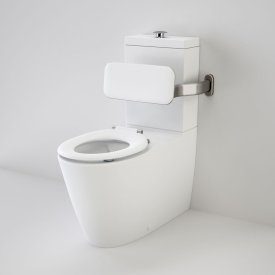 Care 800 Cleanflush® Wall Faced Suite with Backrest and Pedigree II Care Single Flap Seat (with GermGard®)